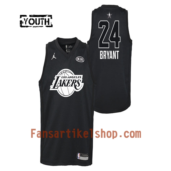 NBA Los Angeles Lakers Trikot Kobe Bryant 24 2018 All-Star Jordan Brand Schwarz Swingman - Kinder NBA Los Angeles Lakers Trikot Kobe Bryant 24 2018 All-Star Jordan Brand Schwarz Swingman - Kinder